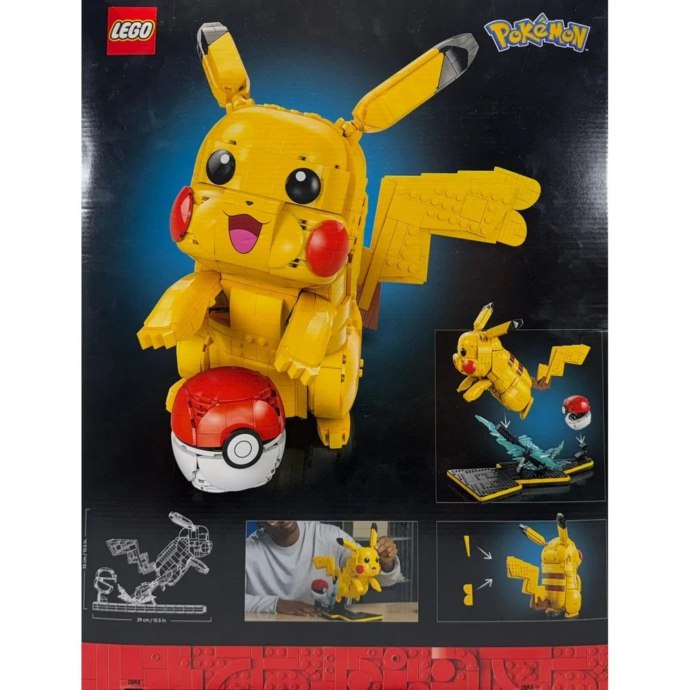 LEGO Pokemon Pikachu and Poke Ball Building Set 72152 Adult 2050 Pcs New - Picture 5 of 8
